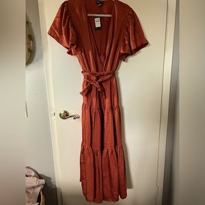 City Chic tiered dress